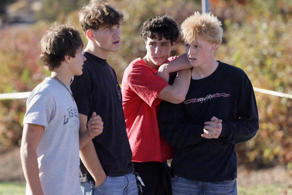 Image from: Teenage gunman kills three children, teacher at Oregon school
