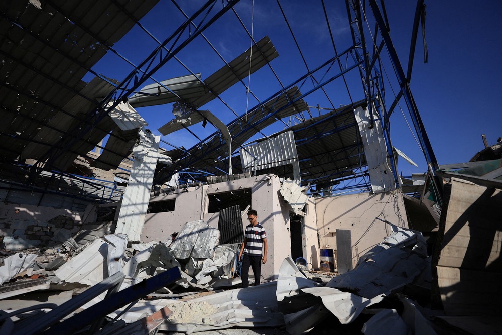 Image from: Haunted by grief, Gaza's displaced still wait overseas for return