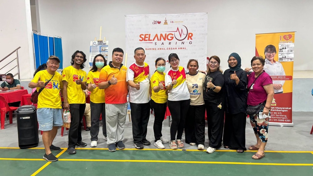 Image from: Selangor Saring: Lebih 300 penduduk Seri Kembangan manfaatkan pemeriksaan percuma