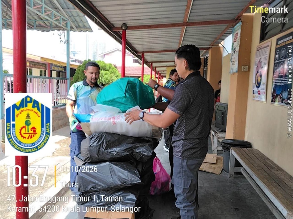 Image from: Dua sekolah jana RM529 hasil jualan 1,258kg barangan kitar semula - MPAJ