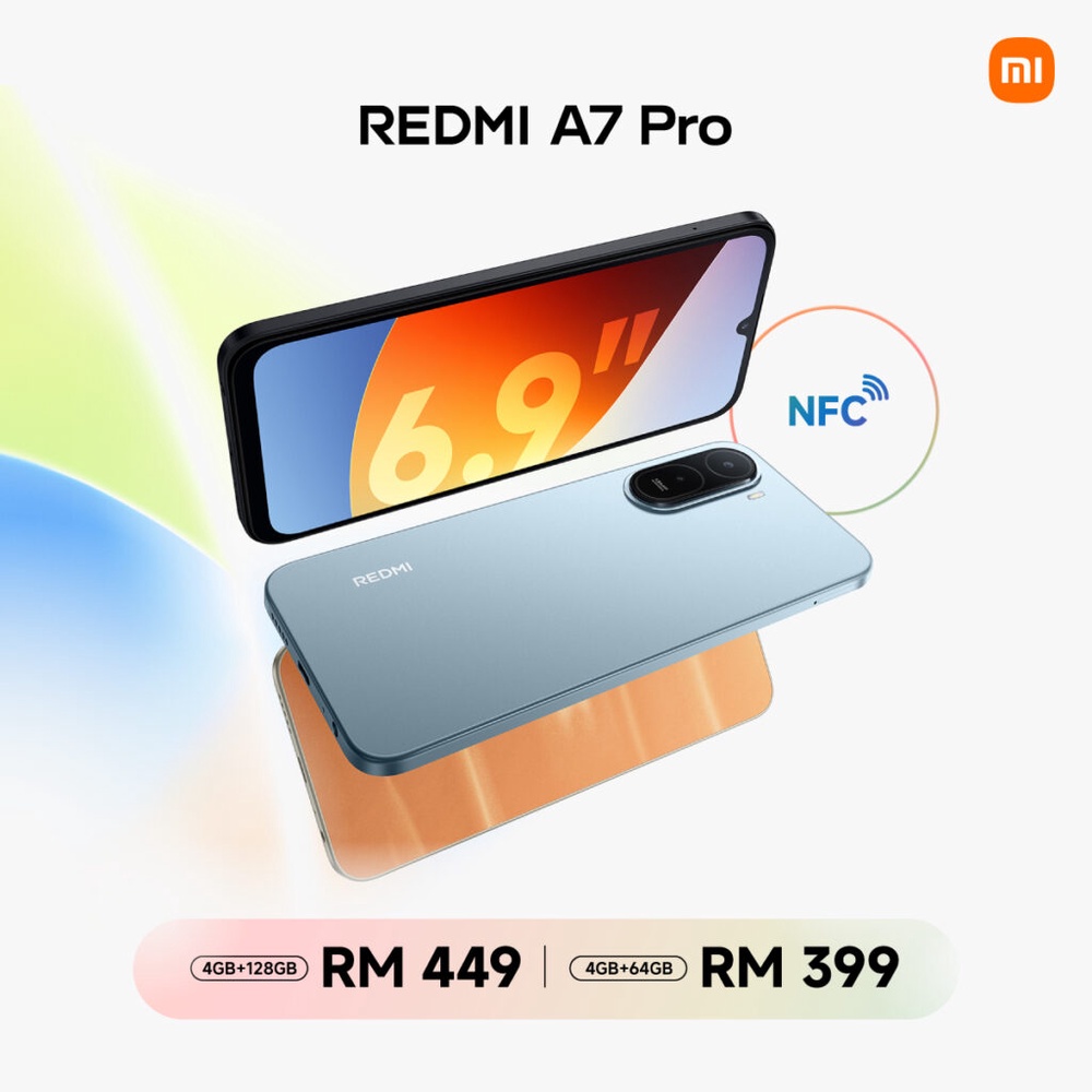 Image from: REDMI A7 Pro: Large 6.9″ display with 6000mAh battery for under RM400