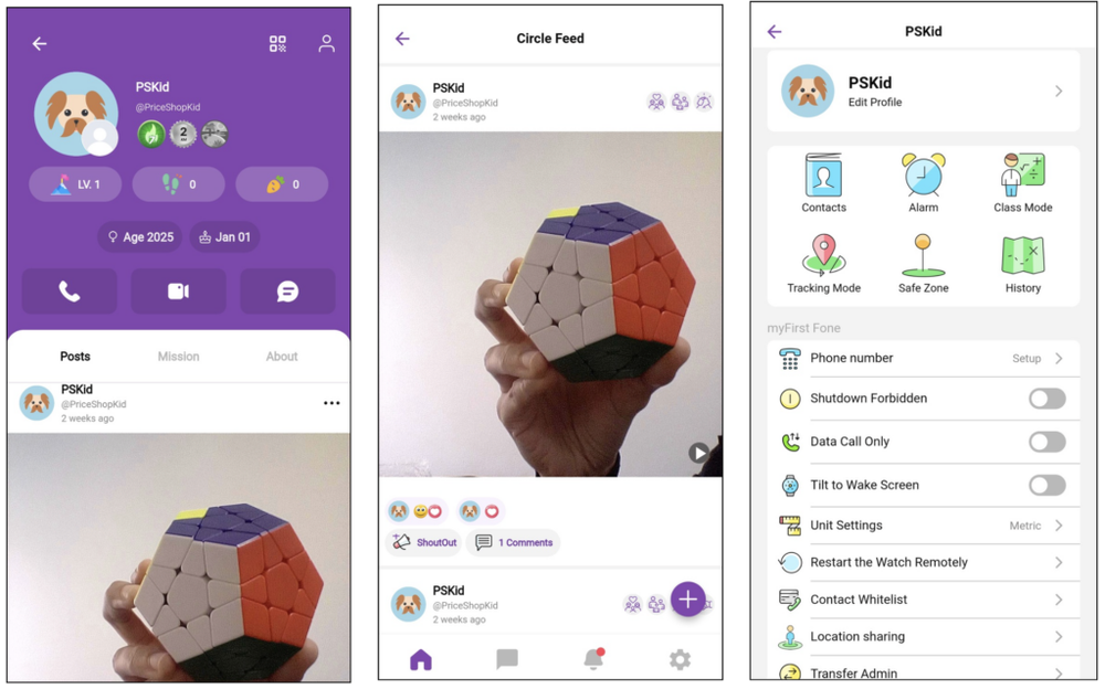 Image from: myFirst Fone M1 review: A smart first device for kids, built with safety in mind