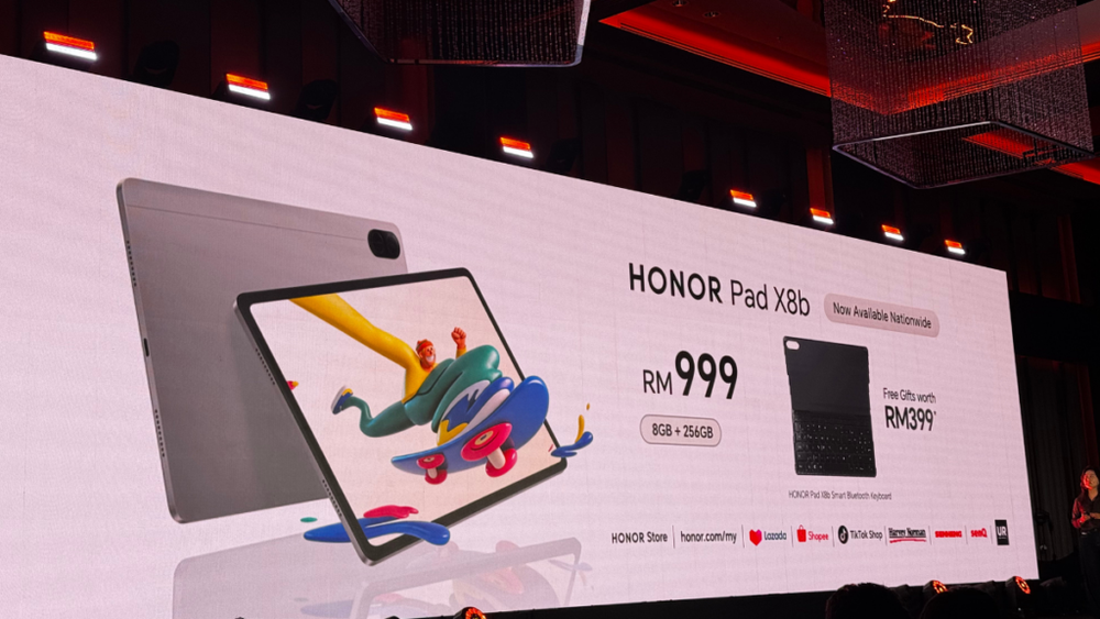Image from: Honor Pad X8b: Snapdragon 680 tablet with 11-inch screen and LTE support, from RM799