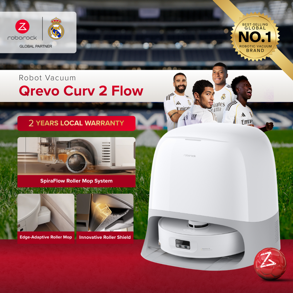 Image from: Roborock Qrevo Curv 2 Flow and Qrevo S Pro: Powerful everyday robot vacuums, from RM2,699