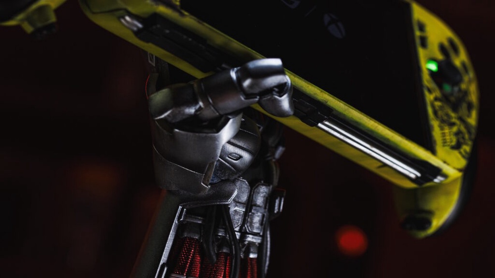 Image from: Asus creates one-of-a-kind Cyberpunk 2077 themed ROG Xbox Ally X that you can’t get