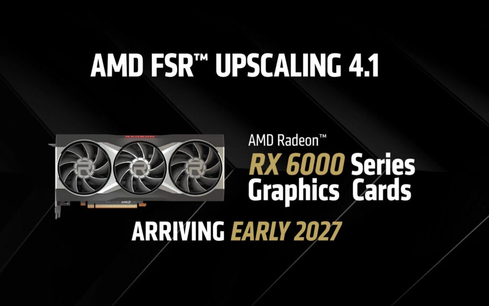 Image from: AMD to bring FSR 4.1 to Radeon 7000 and 6000 series GPUs