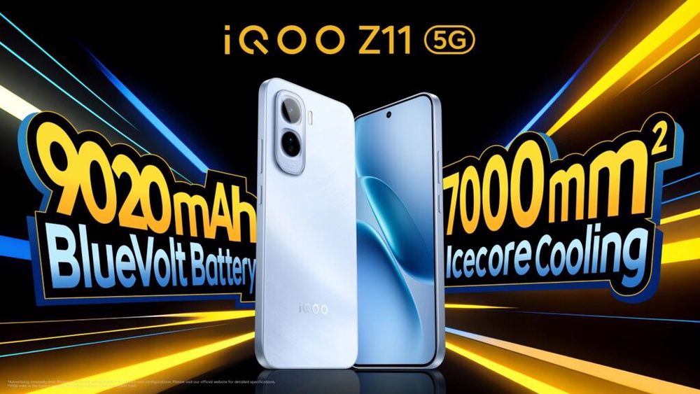 Image from: iQoo Z11 5G Malaysia: Massive 9020mAh battery and 144Hz display, priced from RM1,899