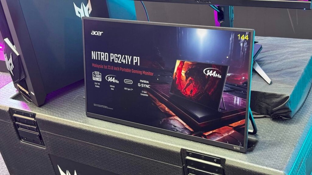 Image from: Acer Malaysia launches new 24″ portable 144Hz gaming display, 27″ 210Hz gaming monitor