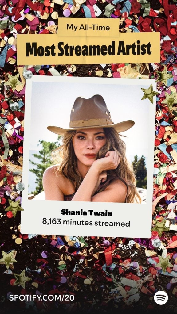 Image from: Spotify will now tell you your most streamed songs and artist on the platform, ever