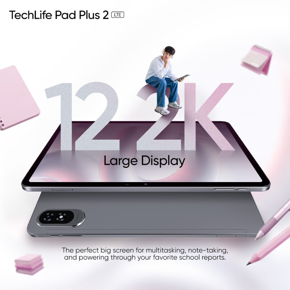 Image from: TechLife Pad Plus 2: Budget friendly RM899 tablet with 12″ display, 9,000mAh battery