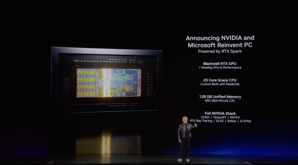 Image from: Nvidia RTX Spark: New 1 petaflop processor designed for Windows PCs with AI agents
