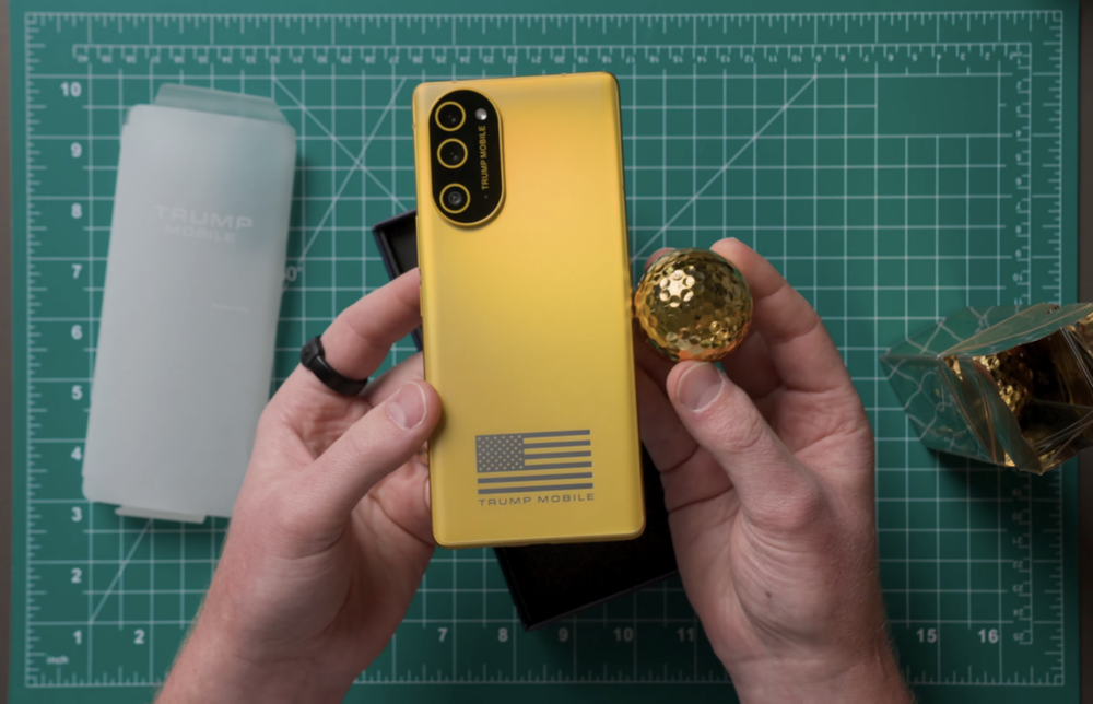 Image from: The Trump Mobile T1: Patriotism, Paint, and the Reality Behind the US$499 “American” Phone