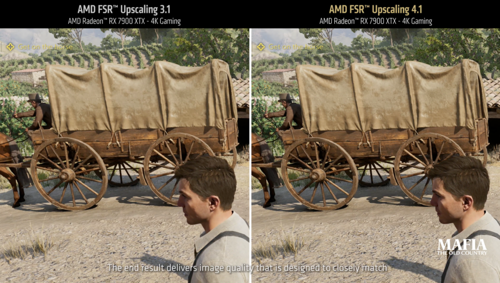 Image from: AMD FSR 4.1 upscaling now available for Radeon RX 7000 series GPUs