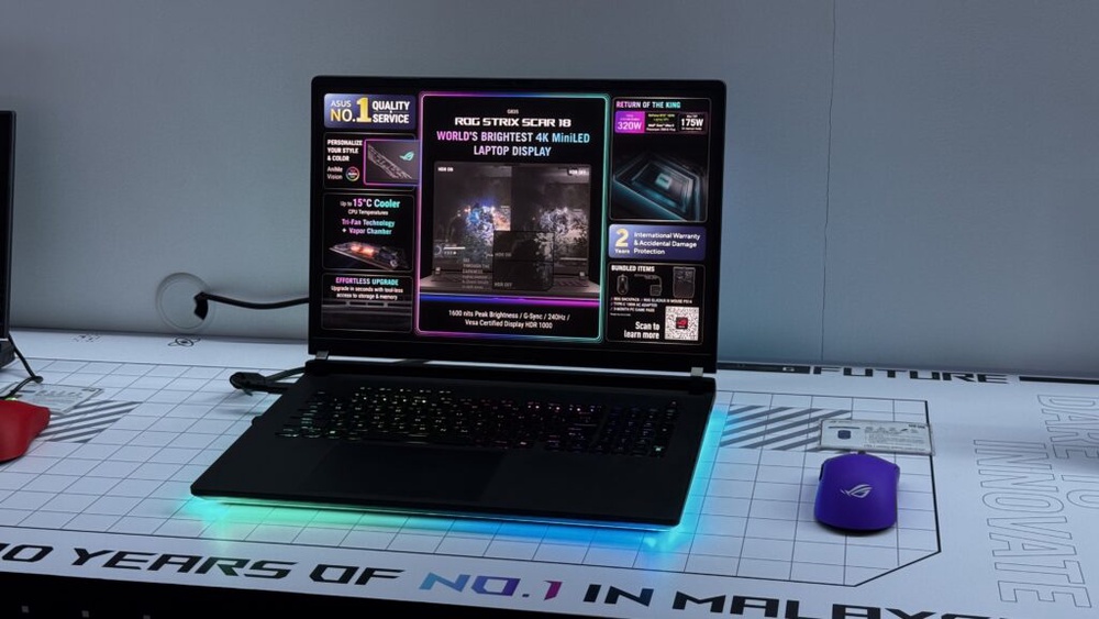 Image from: ROG Strix Scar 18 refreshed with RTX 5090 and Intel Core Ultra 9 290HX Plus, from RM27,999