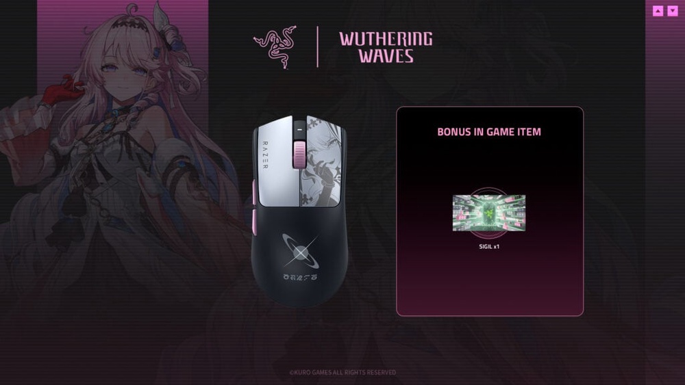Image from: Razer x Wuthering Waves Collection announced, comes with bonus in-game items