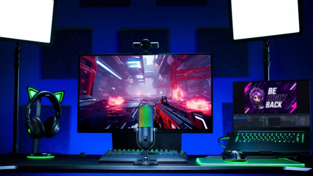Image from: Razer’s new Seiren V3 Chroma USB microphone gets 32-bit DSP and AI audio processing