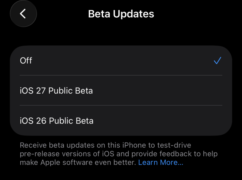Image from: MacOS 27, iOS 27 public betas now available, here’s how to get them
