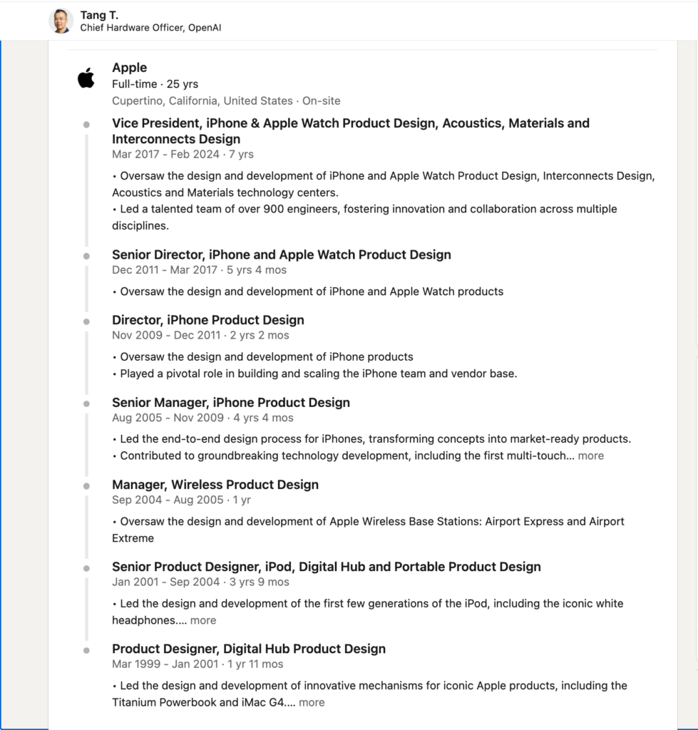 Image from: The Malaysian-born engineer at the centre of Apple’s trade secrets suit against OpenAI
