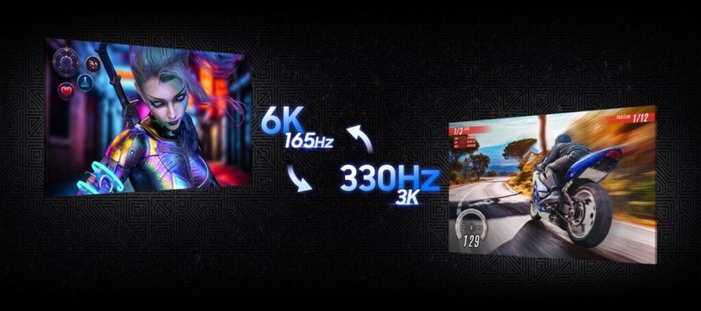 Image from: Samsung Odyssey G8 series: These dual mode gaming monitors let you pick resolution or refresh rate