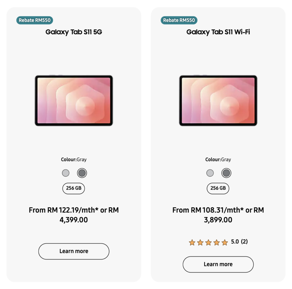 Image from: Samsung Merdeka Payday: Save up to RM750 on selected Galaxy tablets and Watch8 Classic