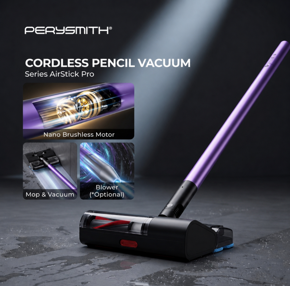 Image from: PerySmith introduces AirStick Pro vacuum alongside new smart home appliances, priced from RM399