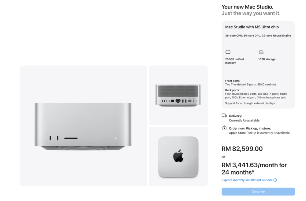 Image from: Mac Studio 2026: Apple’s ‘ultimate desktop’ for on-device AI with M5 Ultra, from RM10,999