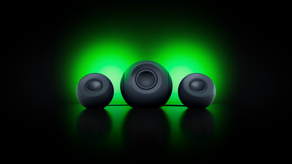 Image from: Razer Mako series: Desktop gaming speakers with Chroma RGB lighting, from RM449