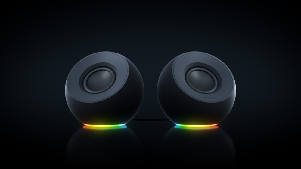 Image from: Razer Mako series: Desktop gaming speakers with Chroma RGB lighting, from RM449