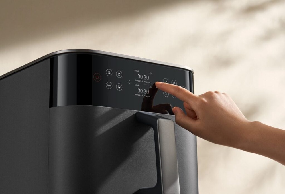 Image from: Xiaomi Smart Double Stack Air Fryer 12L: Dual stacked baskets, 100 smart recipes, from RM779