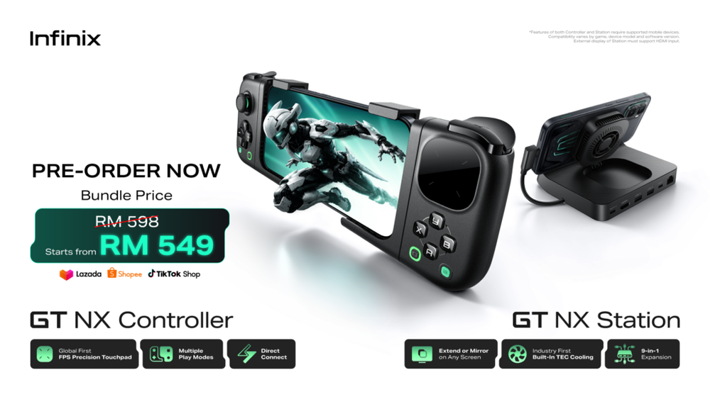 Image from: Infinix GT NX Series Peripherals Launched in Malaysia: Price Starts From RM299 