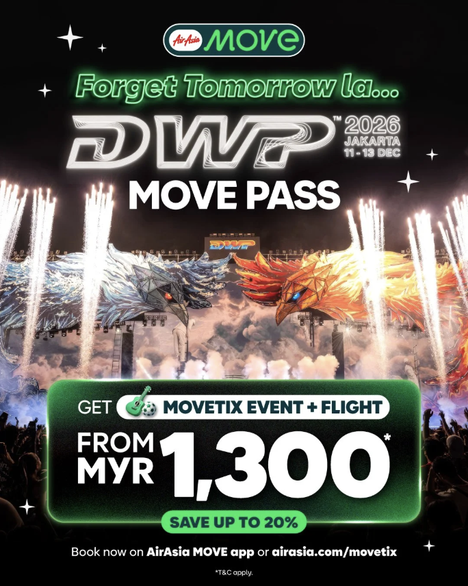 Image from: AirAsia Move introduces event travel bundles, starting with DWP 2026