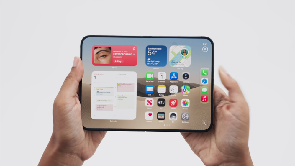 Image from: iPhone Duo: Apple’s first foldable is finally here