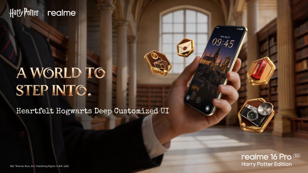 Image from: Realme 16 Pro Harry Potter Edition: Priced at RM2,699, only 5,000 units worldwide