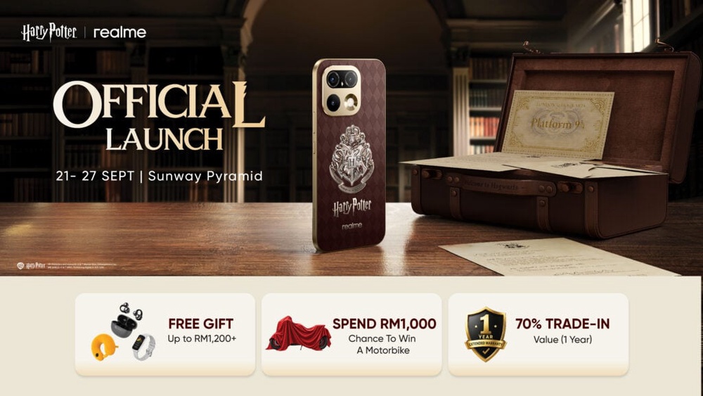Image from: Realme 16 Pro Harry Potter Edition: Priced at RM2,699, only 5,000 units worldwide
