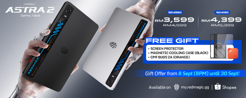 Image from: RedMagic Astra 2: Liquid cooled gaming tablet with Snapdragon 8 Elite Gen 5, from RM3,599