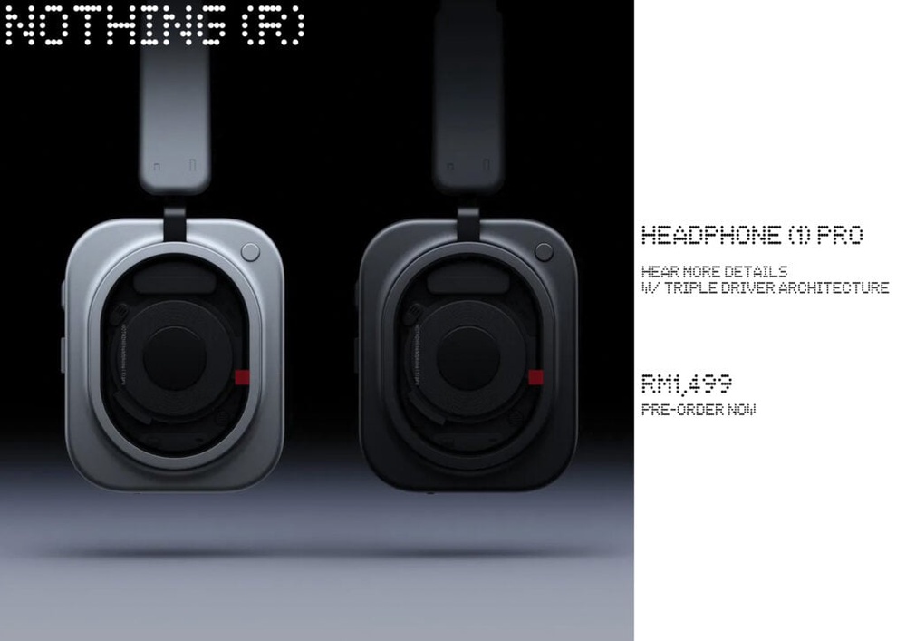 Image from: Nothing Headphone (1) Pro now open for pre-order in Malaysia at RM1,499