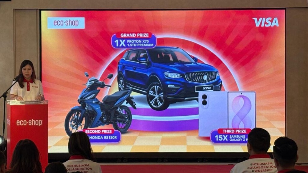 Image from: Eco-Shop 23rd anniversary: Spend RM35 to win a Proton X70 and other prizes worth RM250,000
