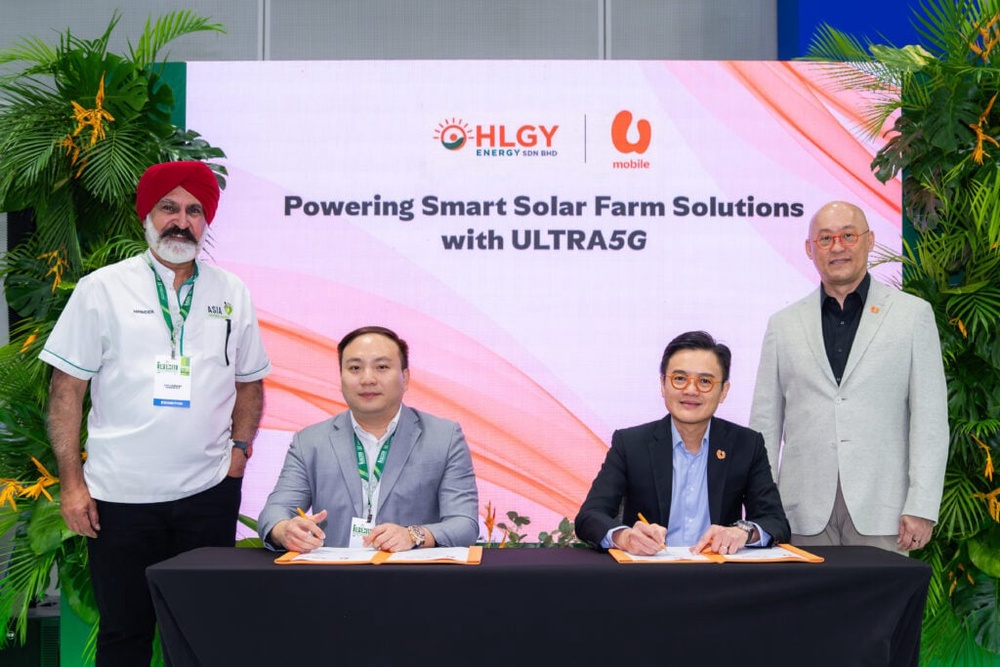 Image from: U Mobile partners up with HLGY Energy to develop next-gen smart solar farms in Malaysia