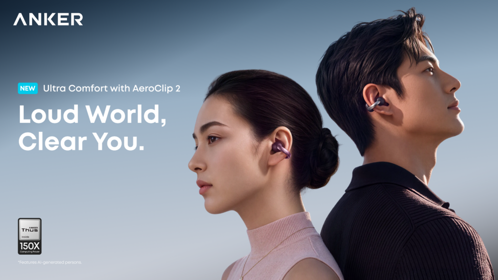 Image from: Anker Soundcore AeroClip 2: Six-sensor voice pickup and up to 32 hours of battery life, priced at RM729
