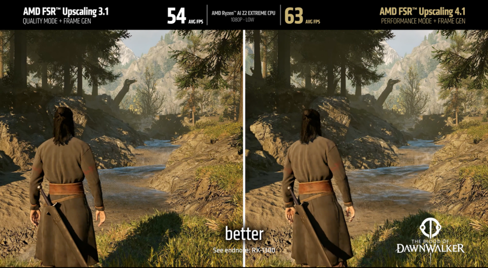 Image from: AMD brings FSR 4.1 to Radeon RX 6000 GPUs and ROG Xbox Ally series