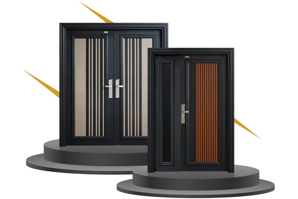 Golden Top security doors in Malaysia