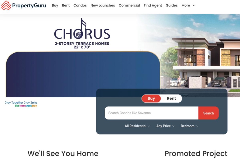 Property Guru Website