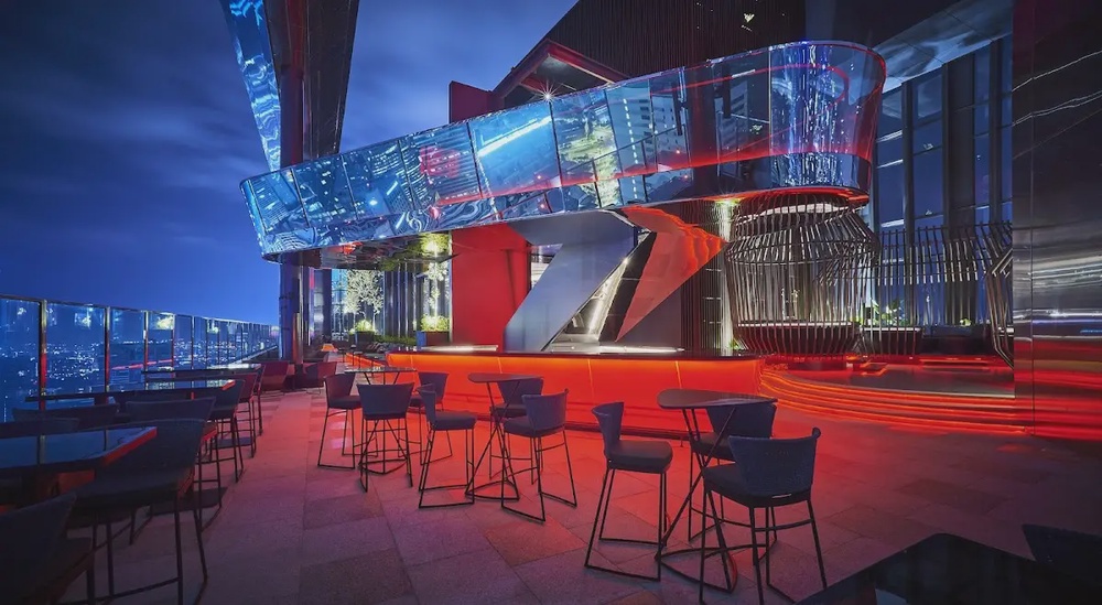Sky51 at EQ Kuala Lumpur rooftop bar Level 51 city skyline view