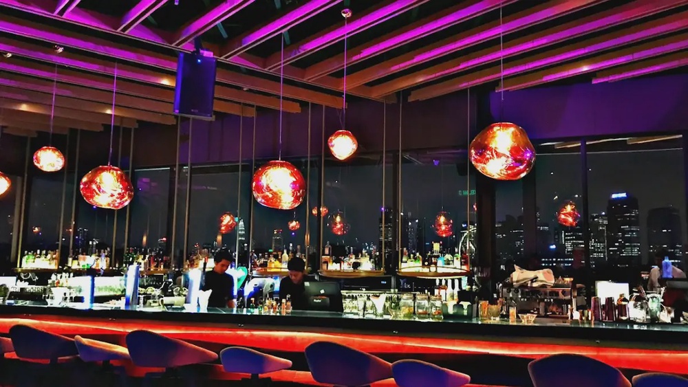 Mantra Rooftop Bar and Lounge Bangsar Kuala Lumpur skyline view