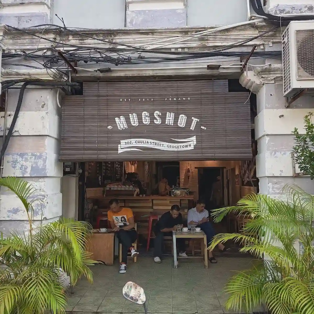The Mugshot Cafe Chulia Street George Town Penang wood fired bagels