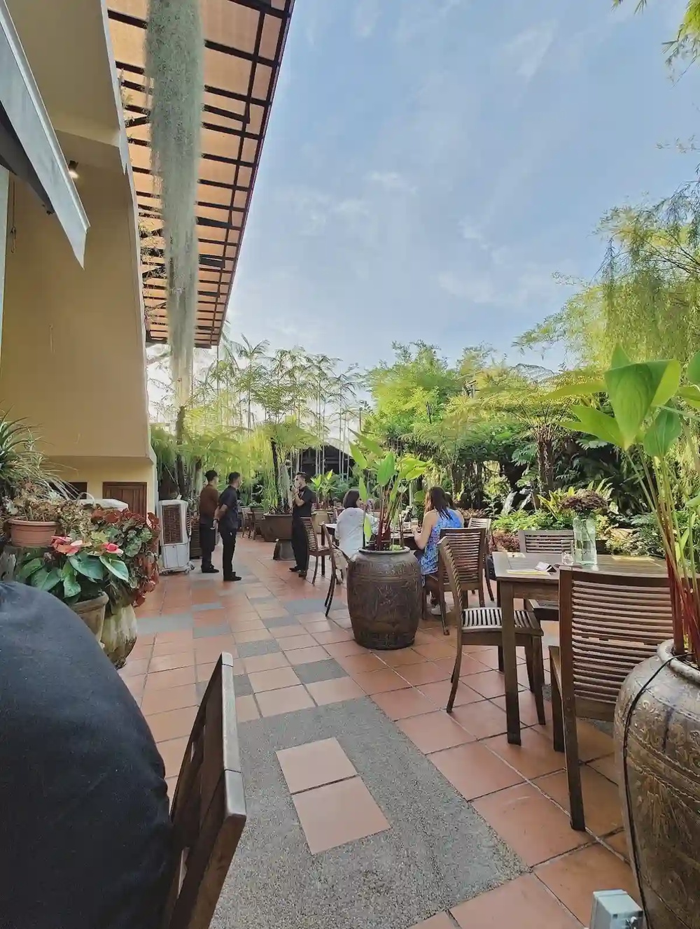 Ferringhi Garden Restaurant Penang Western grill steak lamb shank tropical garden Batu Ferringhi