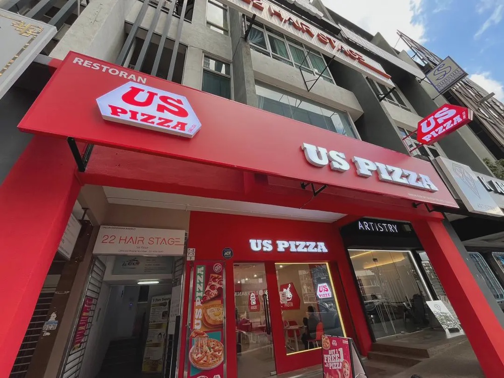 US Pizza Sri Petaling Kuala Lumpur family pizza restaurant