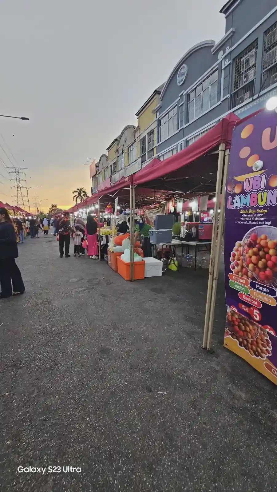 Jalan Reko night market Kajang Selangor evening stalls