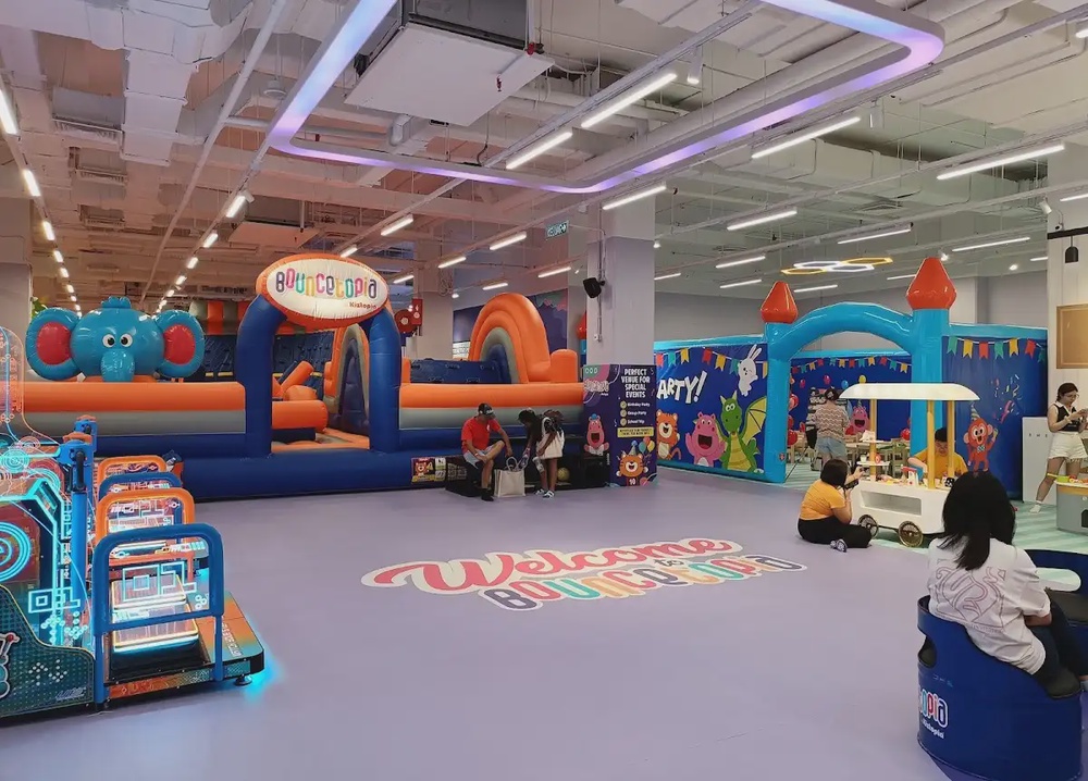Bouncetopia trampoline and indoor play Toppen Shopping Centre Johor Bahru