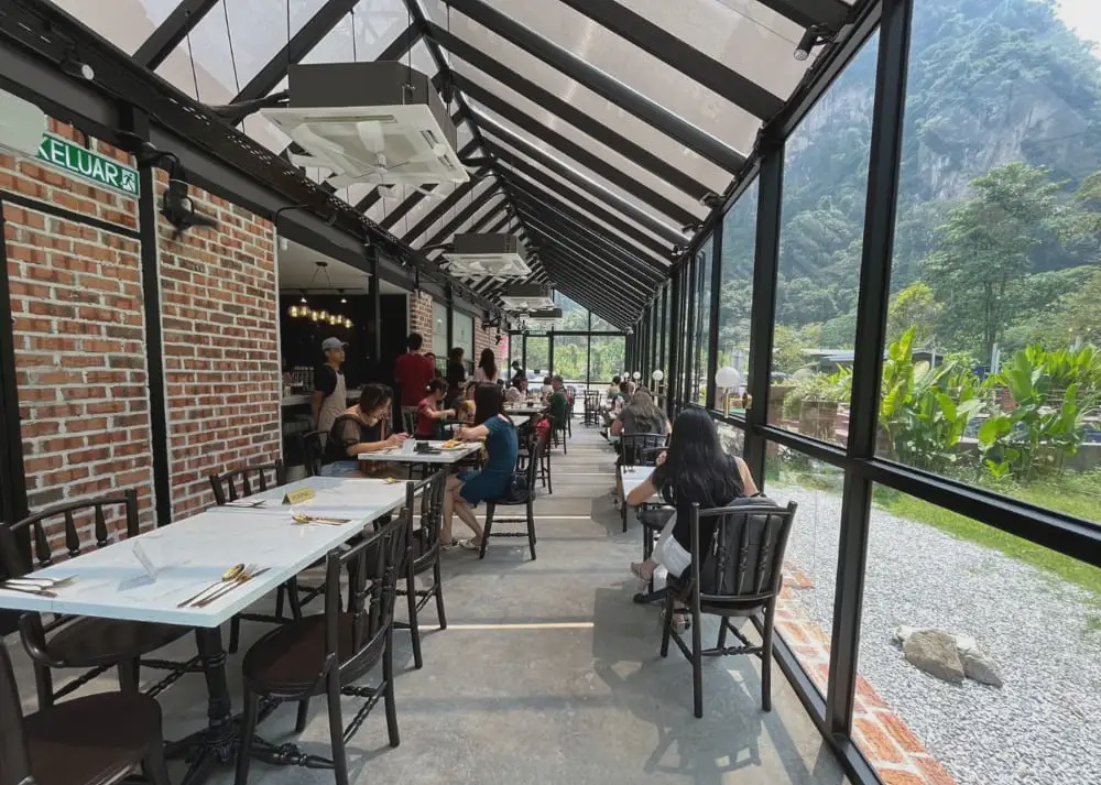 Red Brick Kitchen Ipoh glasshouse western food mountain view